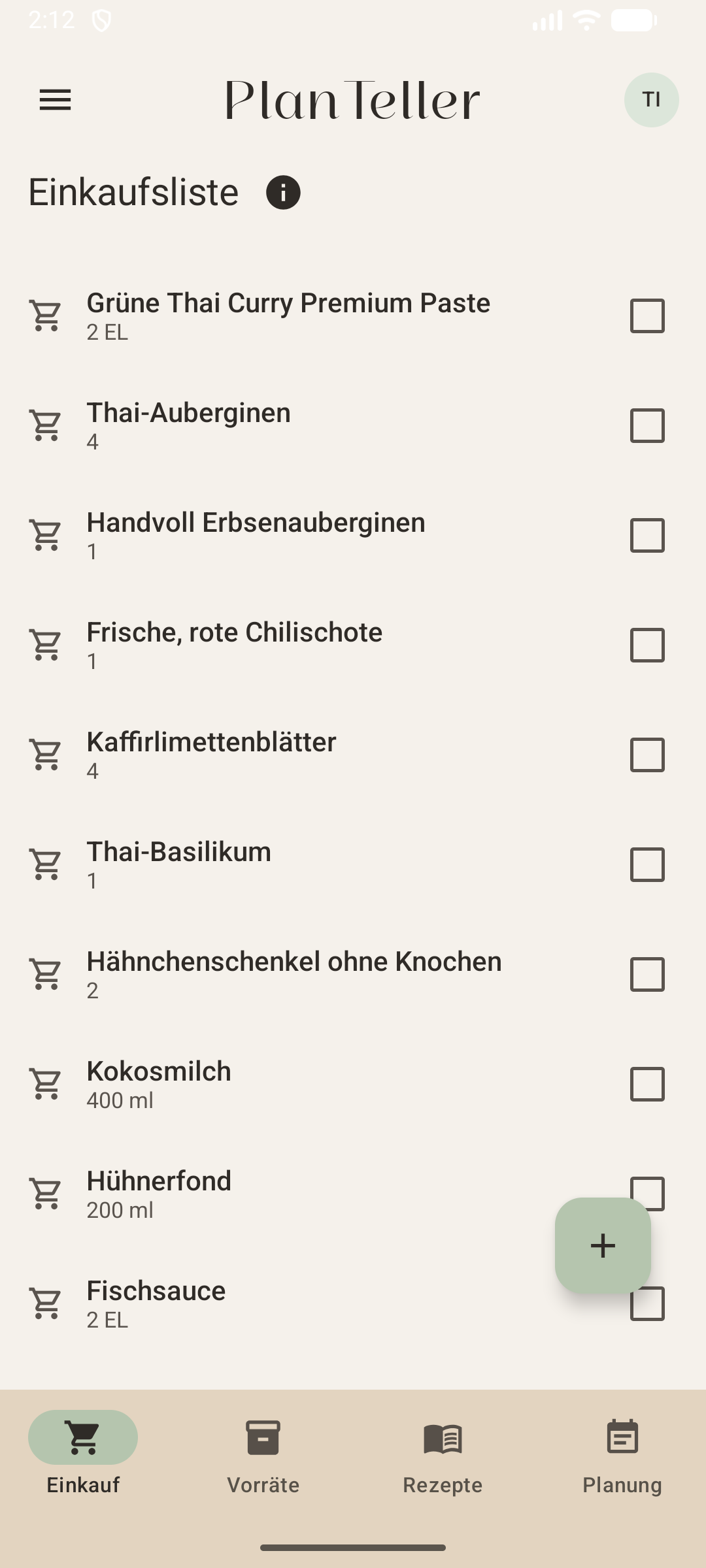 PlanTeller App Impression fünf